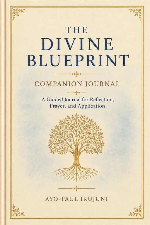 The Divine Blueprint Companion Journal cover by Ayo-Paul Ikujuni